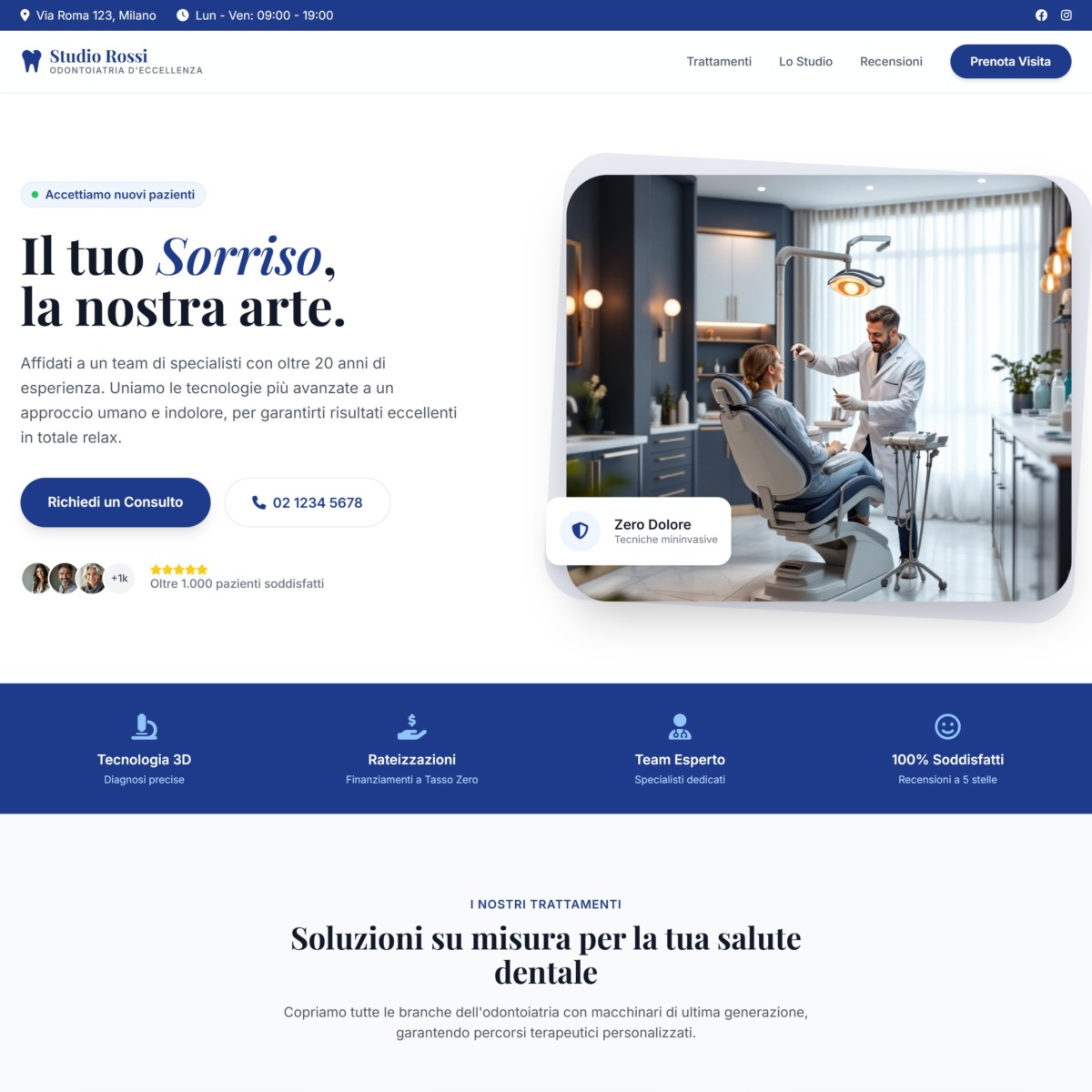Template DentiWeb DentaPro Classico