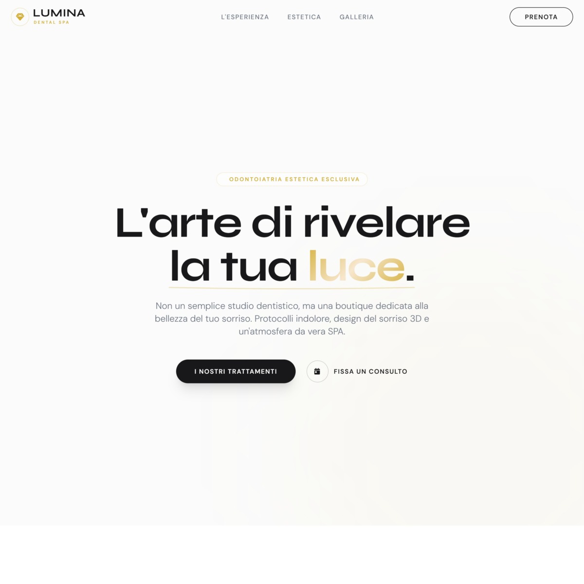 Template DentiWeb Lumina Dental